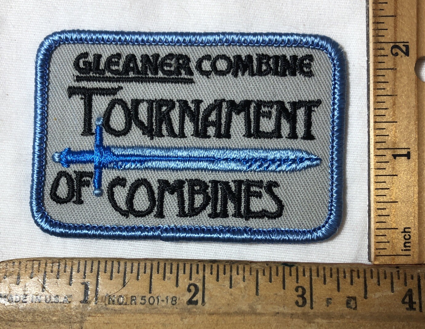 Vintage Gleaner Tournament Of Combines Logo Patch Agriculture Tractor Equipment