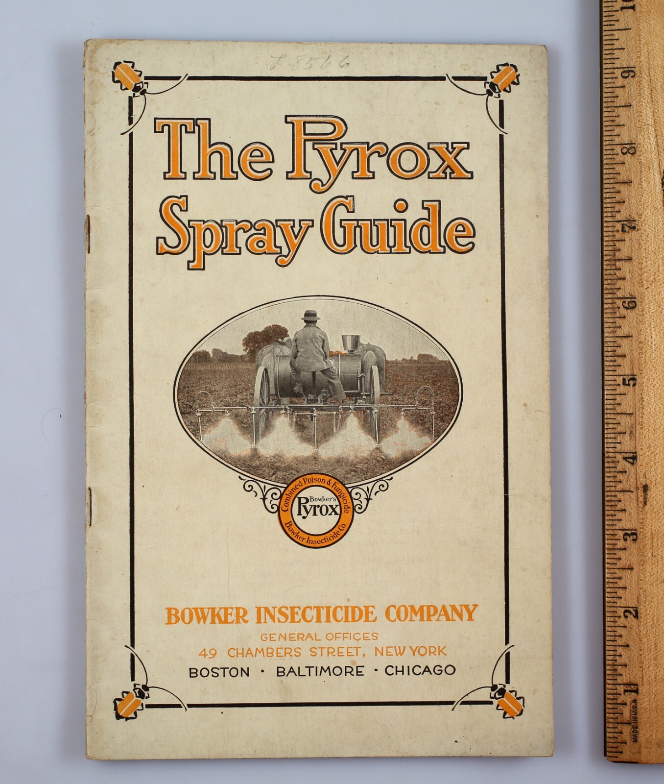 Vintage The Pyrox Spray Guide Bower Insecticide Co. Arsenate of Lead Poison