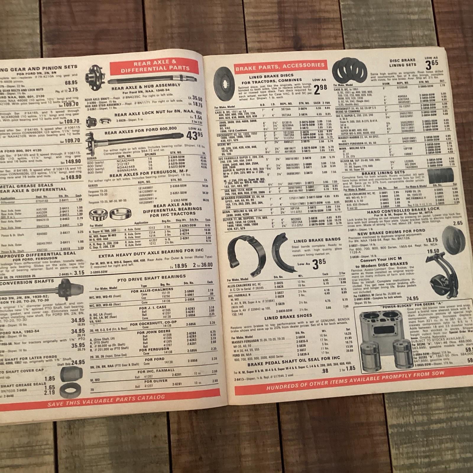 Vintage 1971 Tractor supply Co TSC Repair Farm Parts Catalog Feb Savings Flyer