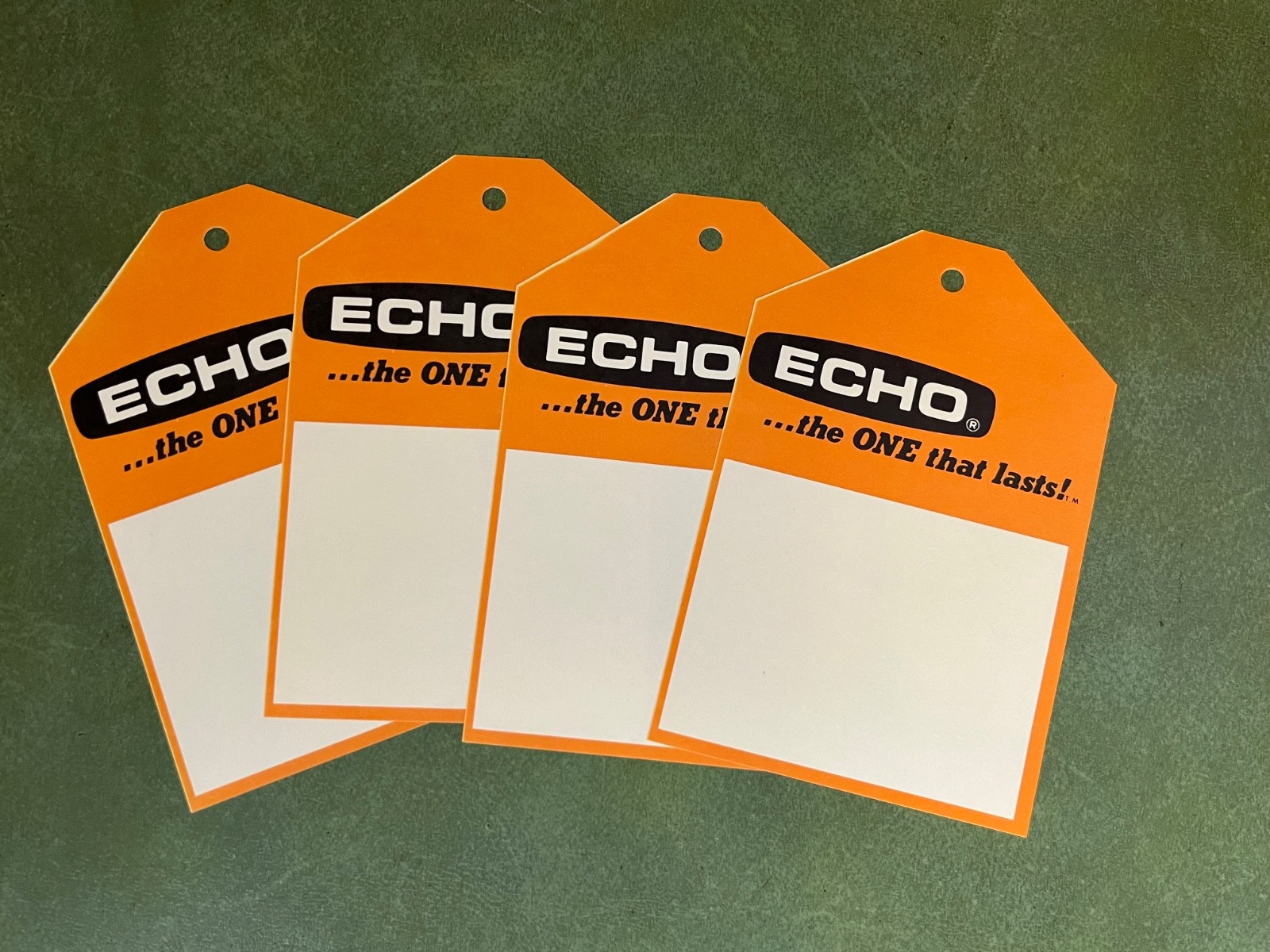 New Old Stock Echo Chainsaw Price Tags Lot of 4