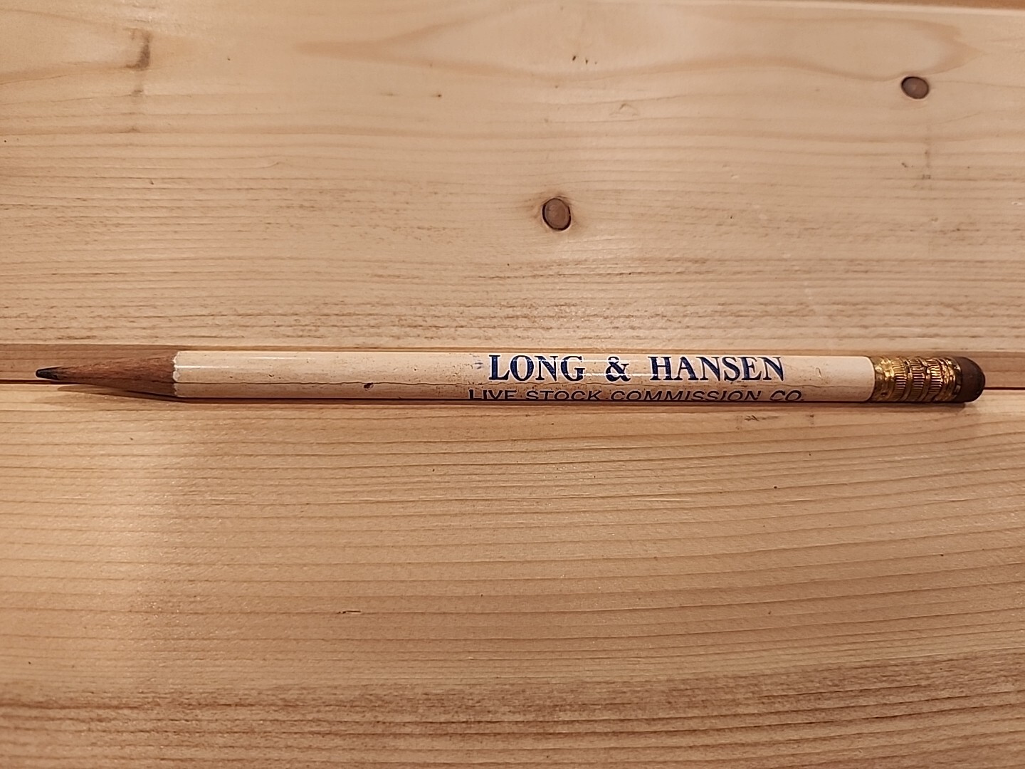 Vtg Long & Hansen Live Stock Commission Yards Sioux City Iowa