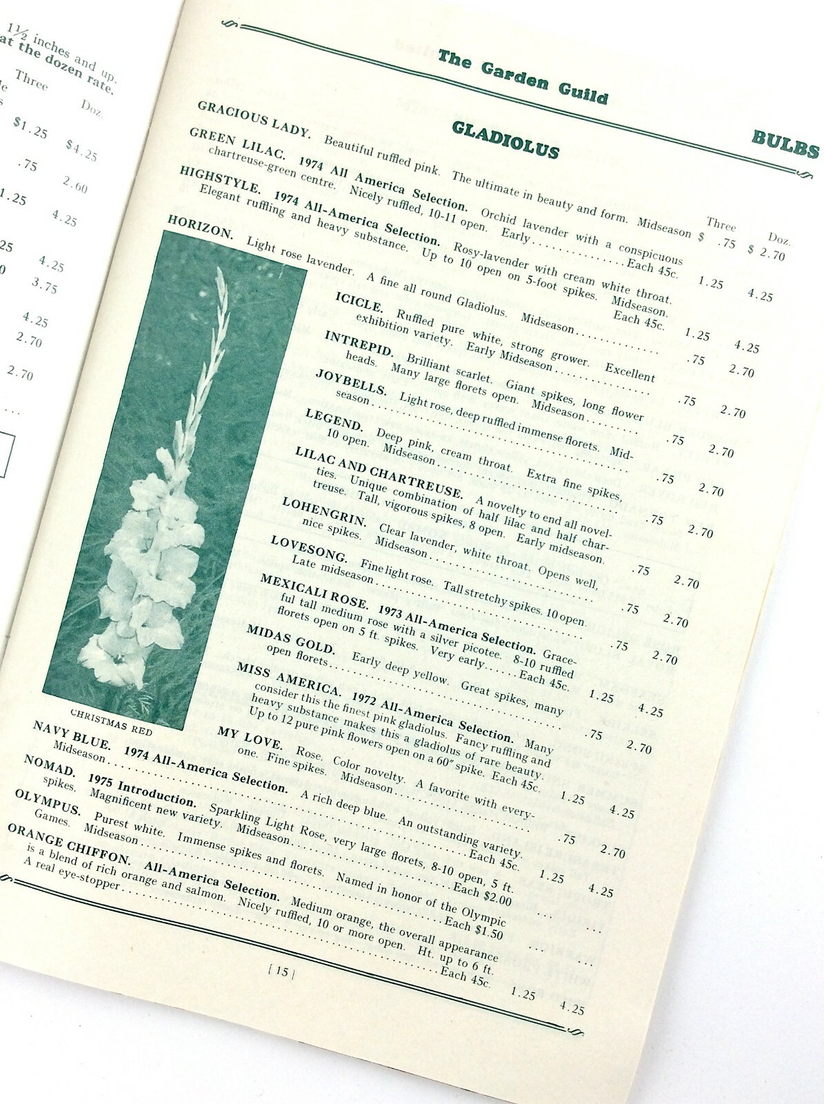 Spring 1975 CA Cruickshank Garden Guild Plant Guide Catalog Booklet L329