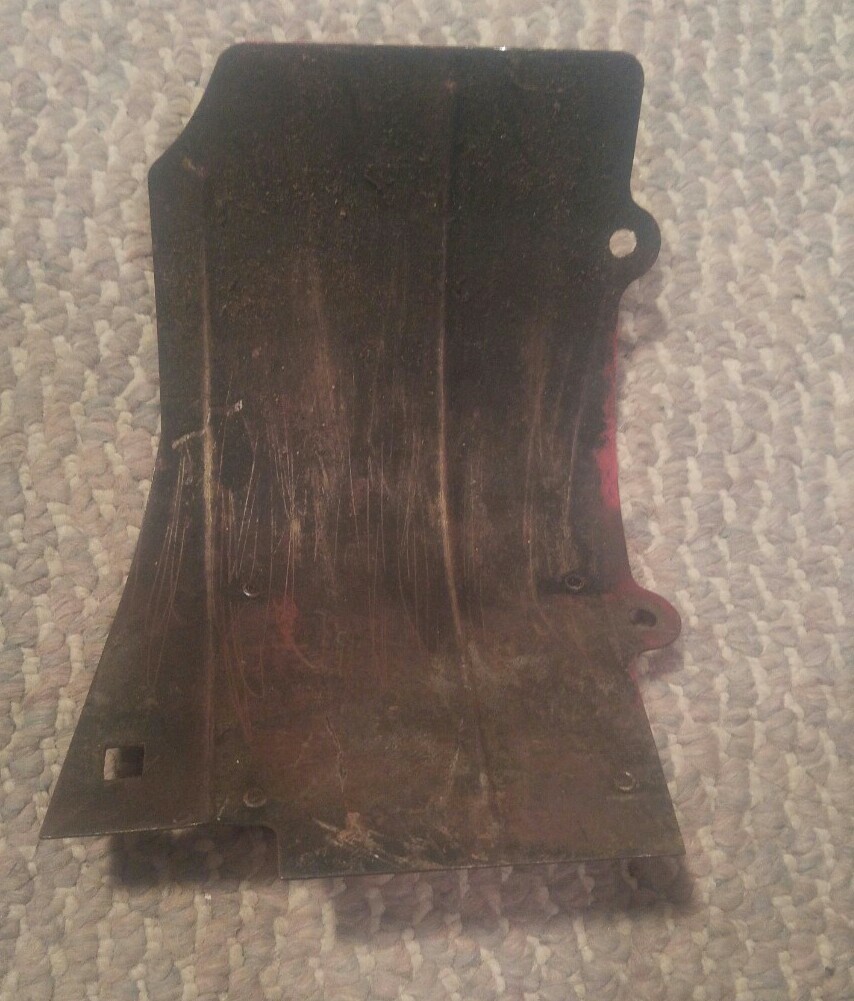 Vintage Clinton Machine CO Engine Guard Plate VS1100.1137 Red Tool