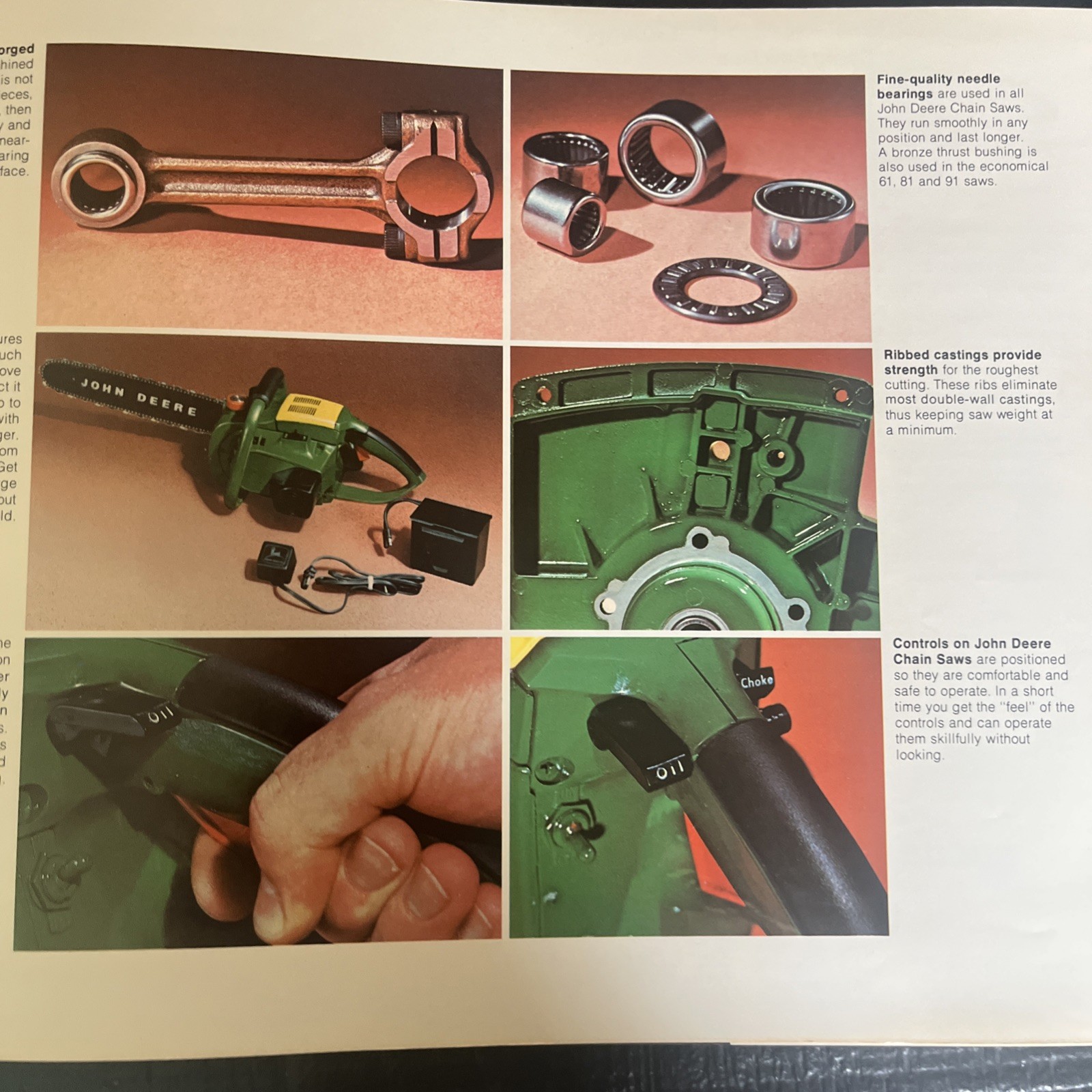 1970s John Deere Chain Saws Brochure – Sticker From Cummings Franktown CO