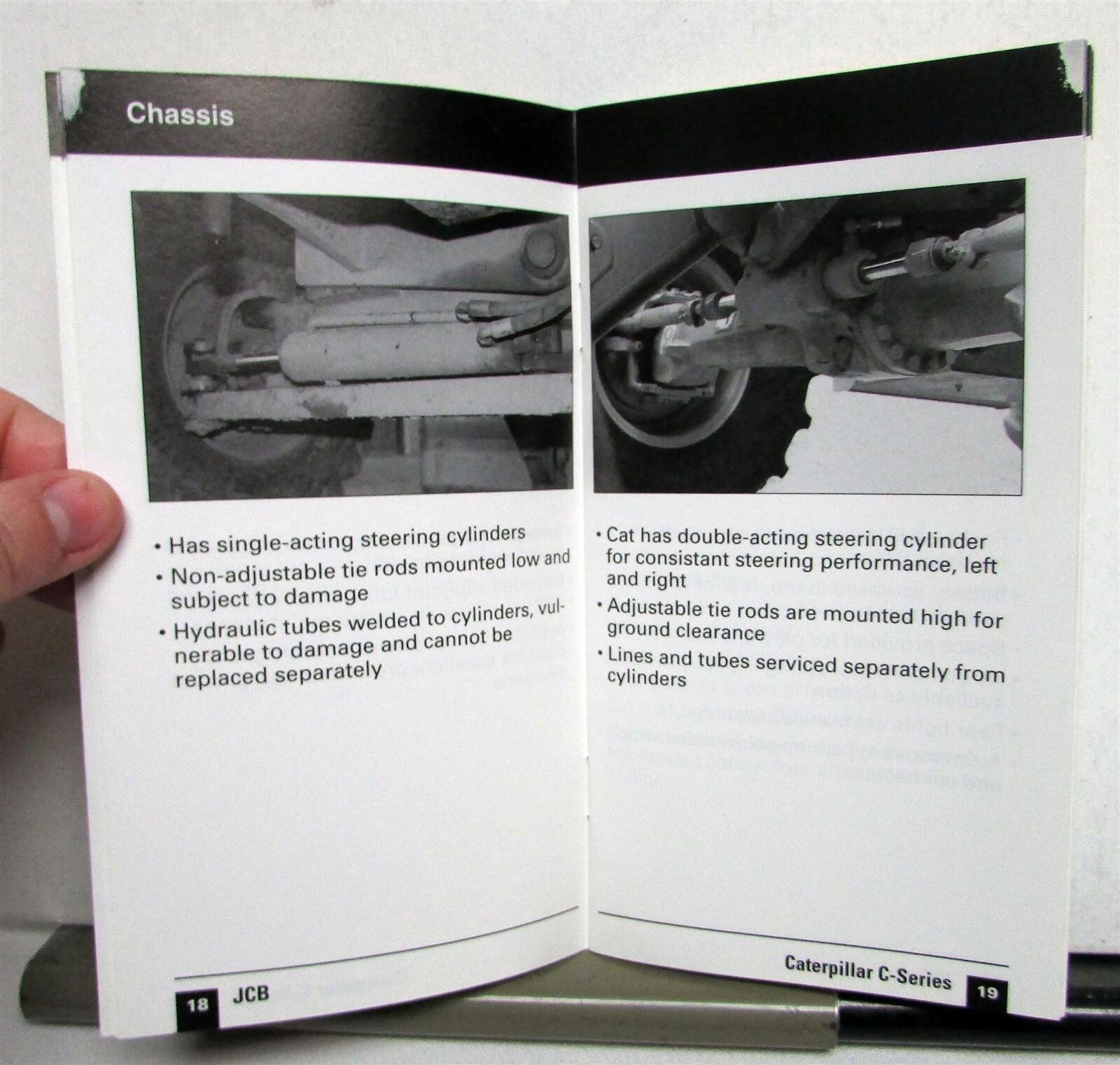 1997 Caterpillar C Series Backhoe Loader Construction Specs Sale Brochure