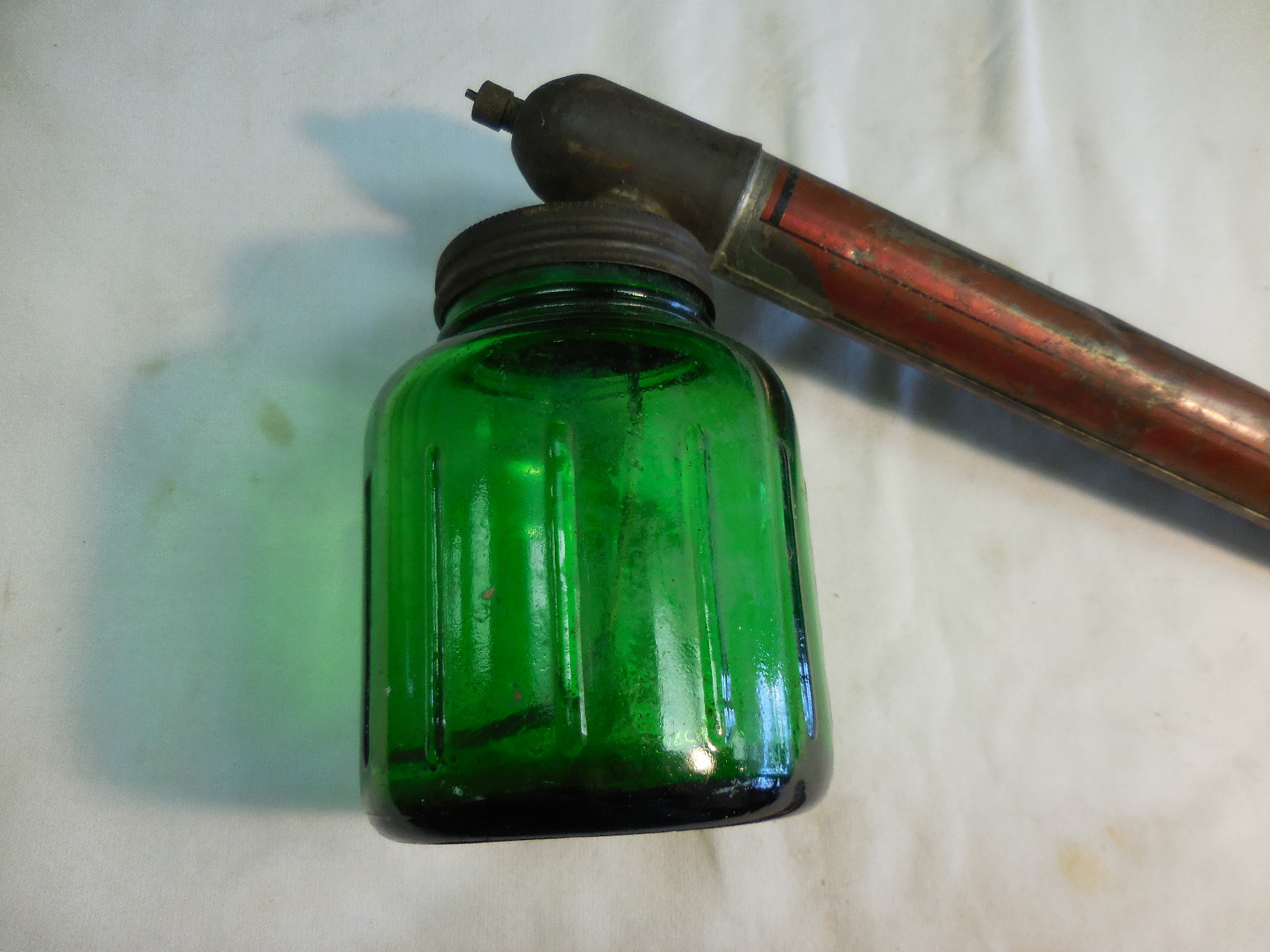 Vintage Brown&rsquo;s ? All Purpose Sprayer/Bug Sprayer w/Green Glass-WORKS