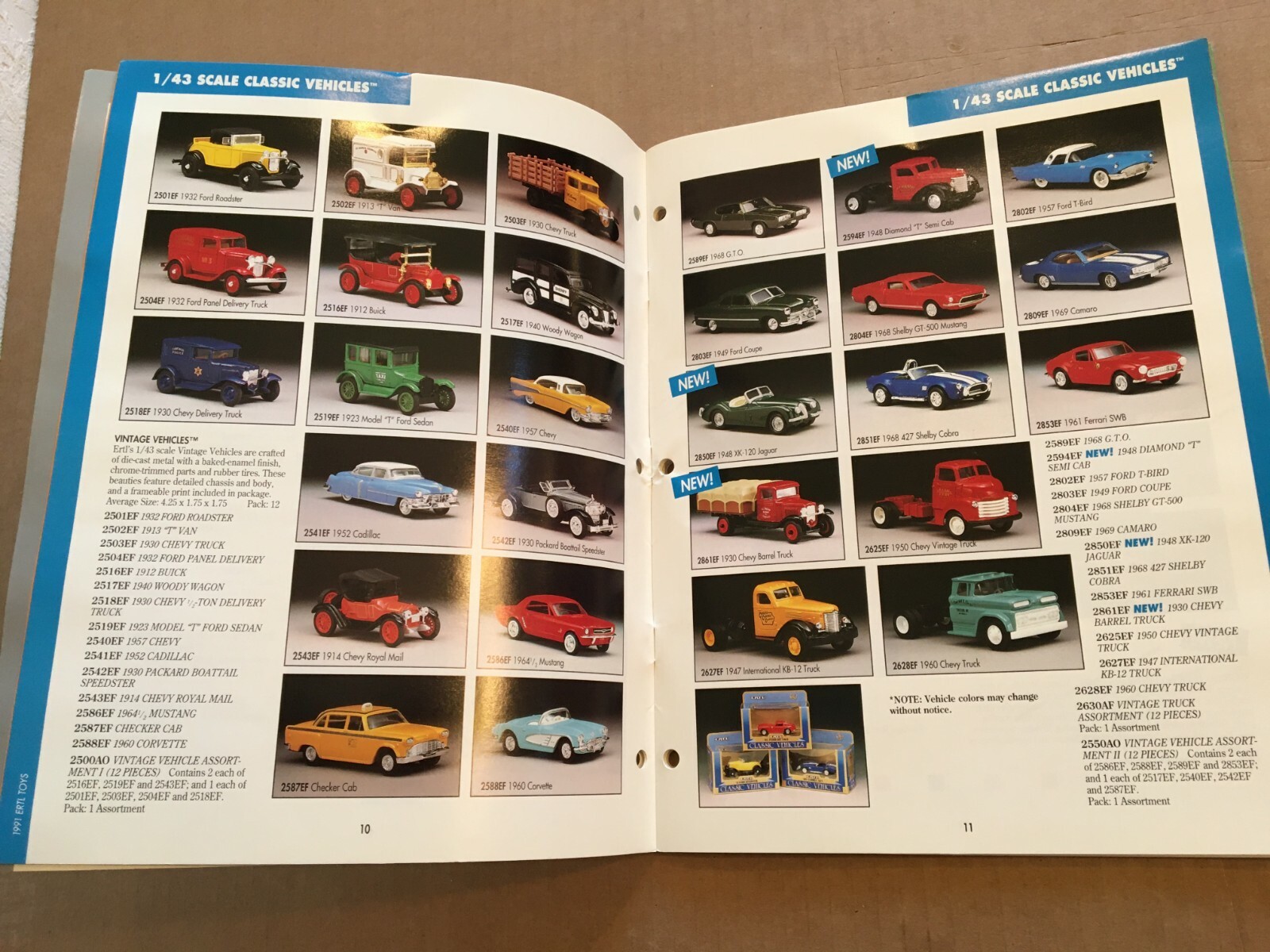 Ertl Toys Brochure 1991 (Nice)