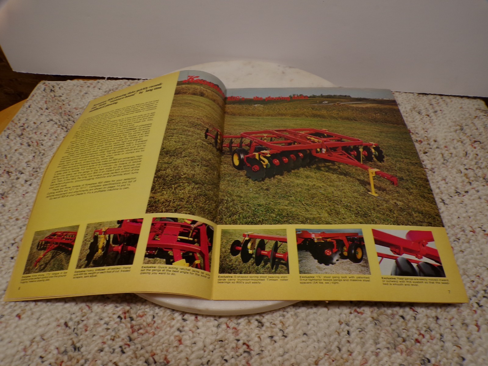 Kewanee Disks-Mulchers-Cultivators-Hoes Farm Machinery Color Catalog Illinois
