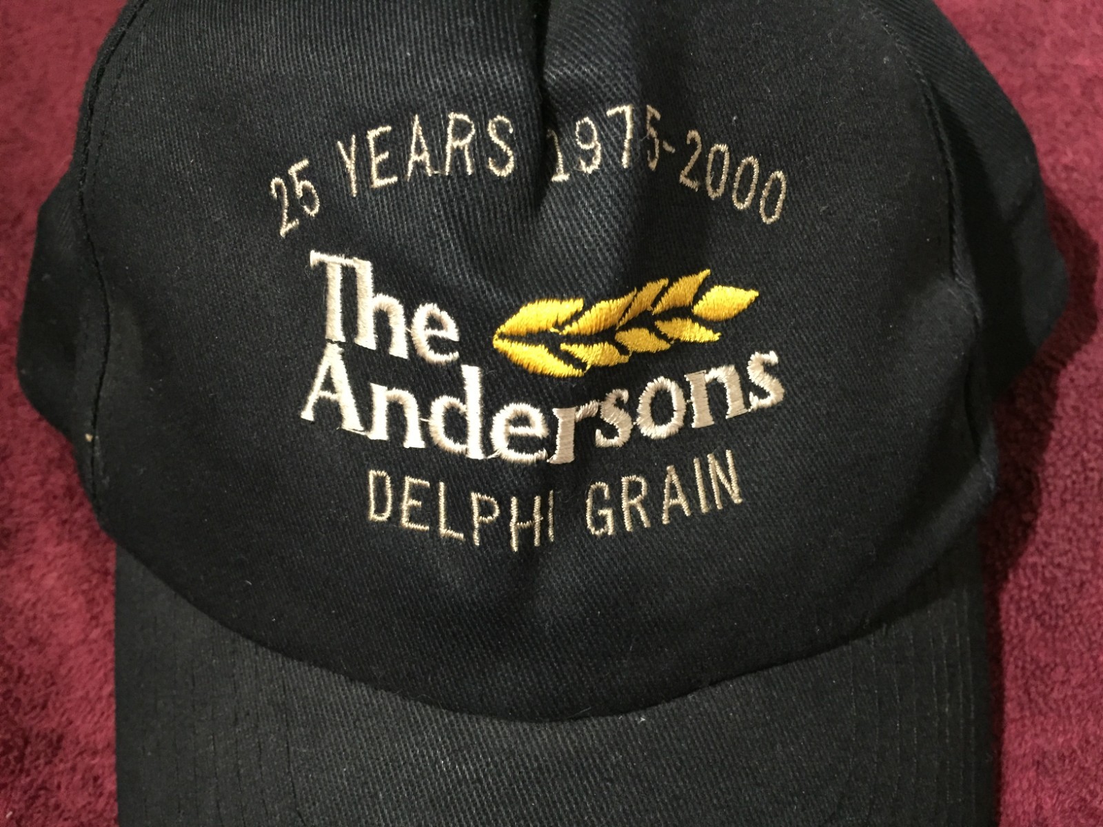 The Andersons Delphi Grain Baseball Hat ~ 1975-2000 Corn Grain Farming Elevators