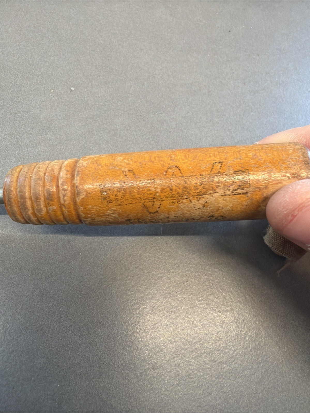 Adv Promo Wood Handle Punch Tool – WIlson & Co. – MOR Beef, Veal, Pork B10