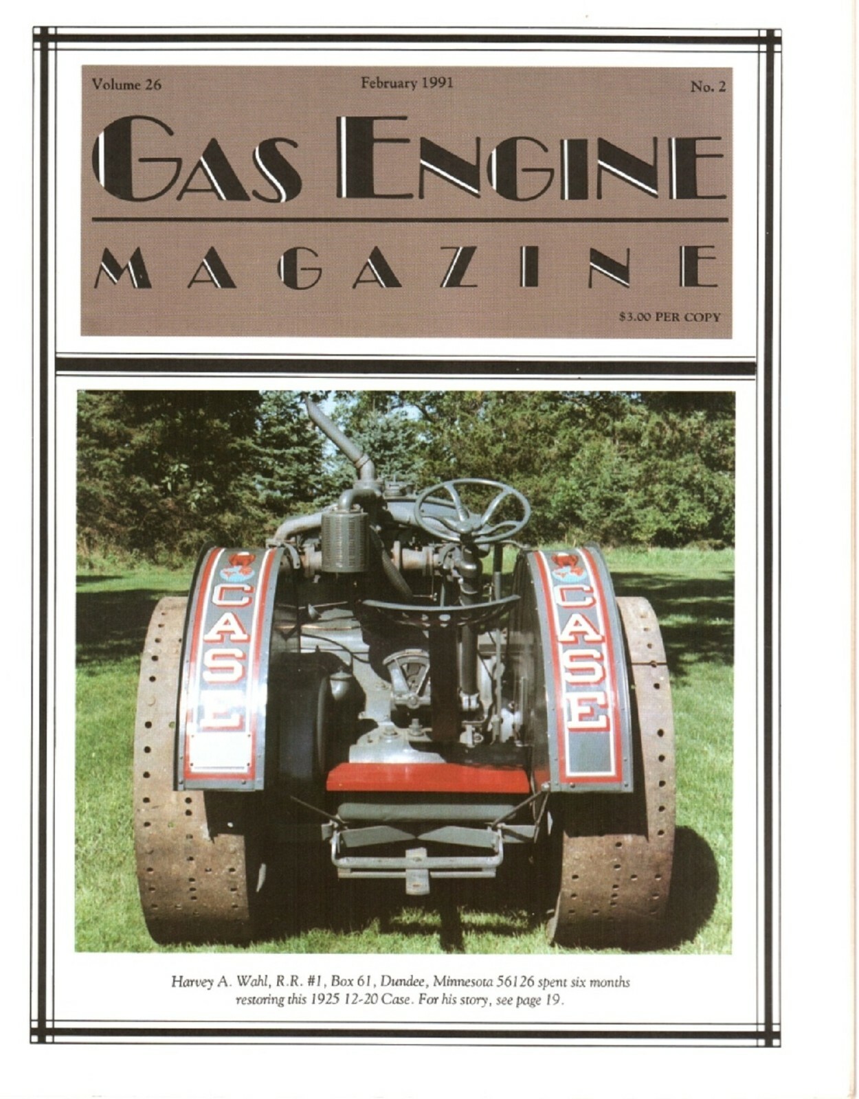 Otto Langen engine history, Gilson 1 HP Ottawa Drag Saw
