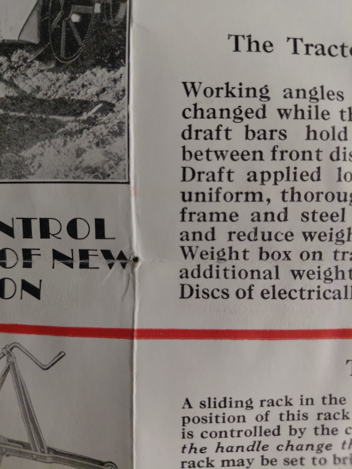 Roderick Lean No. 6 Automatic Tractor Disc Harrow Ad Fordson Dealer Brochure