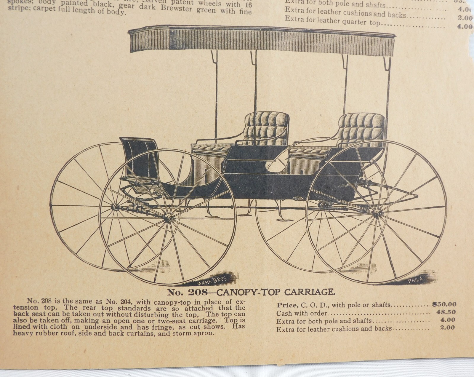 1897 Carriage And Harness Catalog Elkhart Indiana with PRICES Antique Brochure
