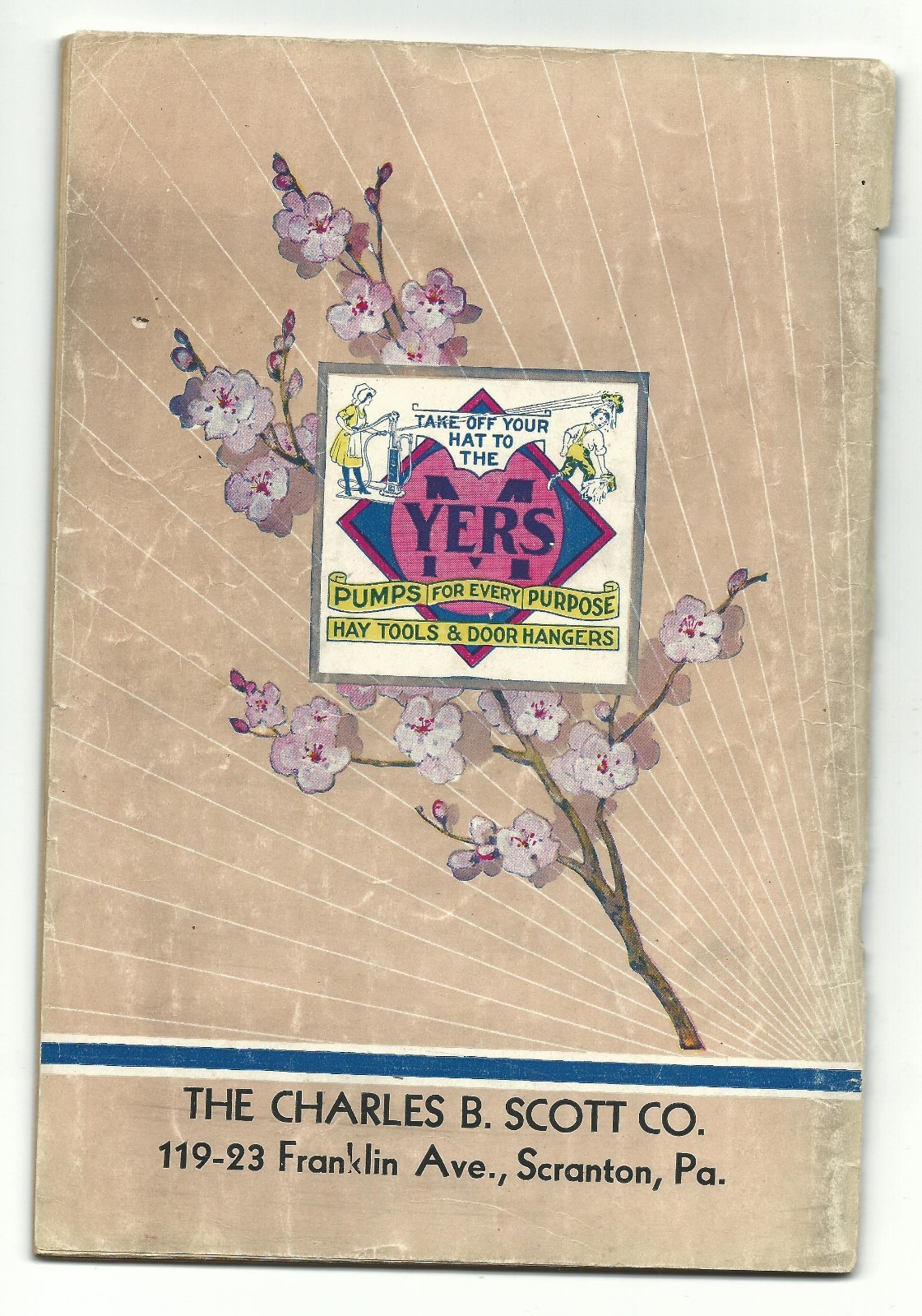 1934 Catalog FE Myers Hand & Power Spray Pumps Ashland OH Farm Power Washer