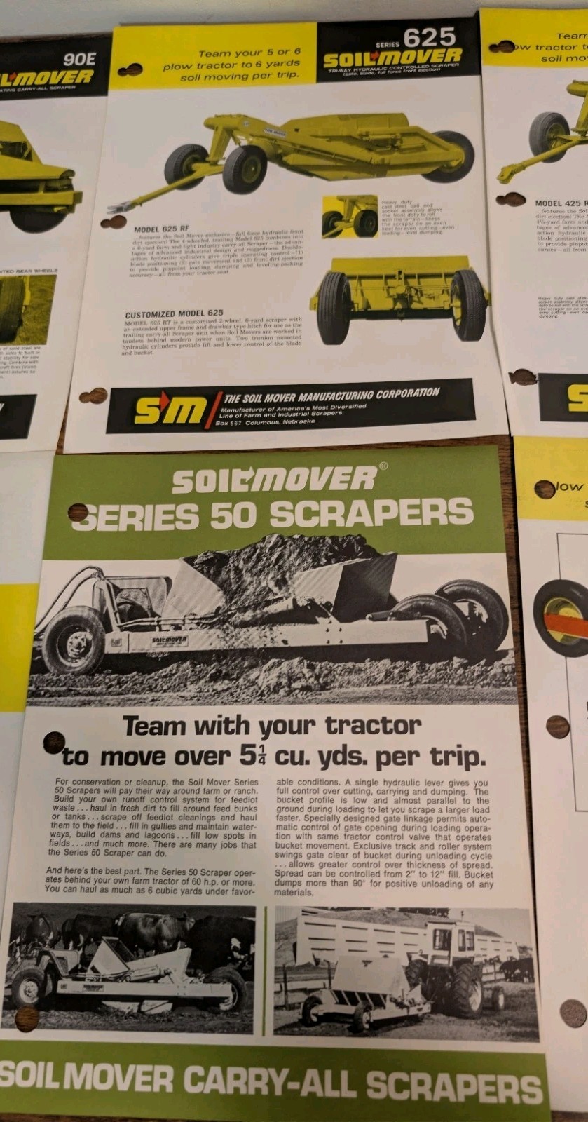 9 Soil Mover Agriculture Implement Advertising Brochures And Price List