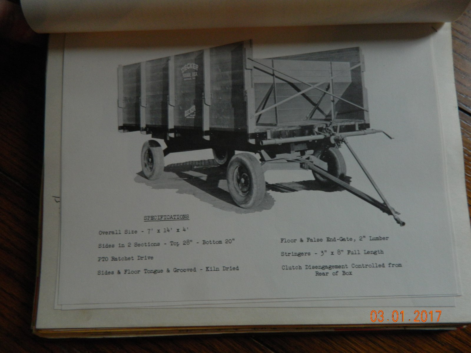 DECKER MFG.CO JANESVILLE,WIS 1950&rsquo;S FARM IMPLEMENT BROCHURES AND PRICE LIST