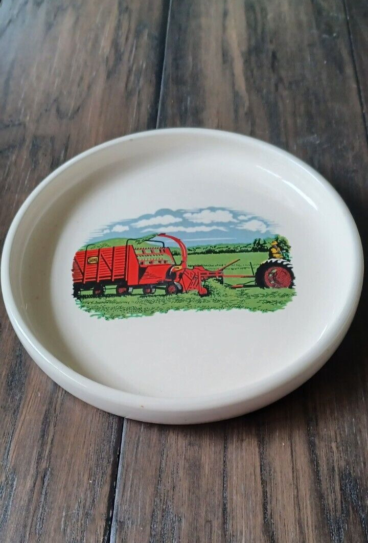 Vintage 100 Years Of Service Farming Candy Tray Dish Restaurant Serving Ashtray