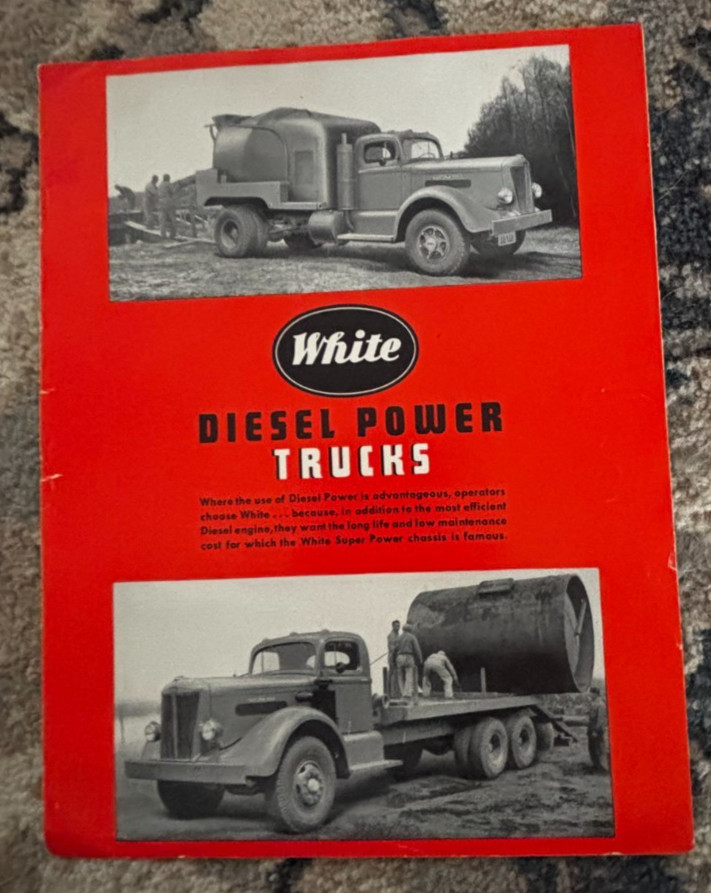 White Diesel Power Trucks for 1949 Brochure DCPA26