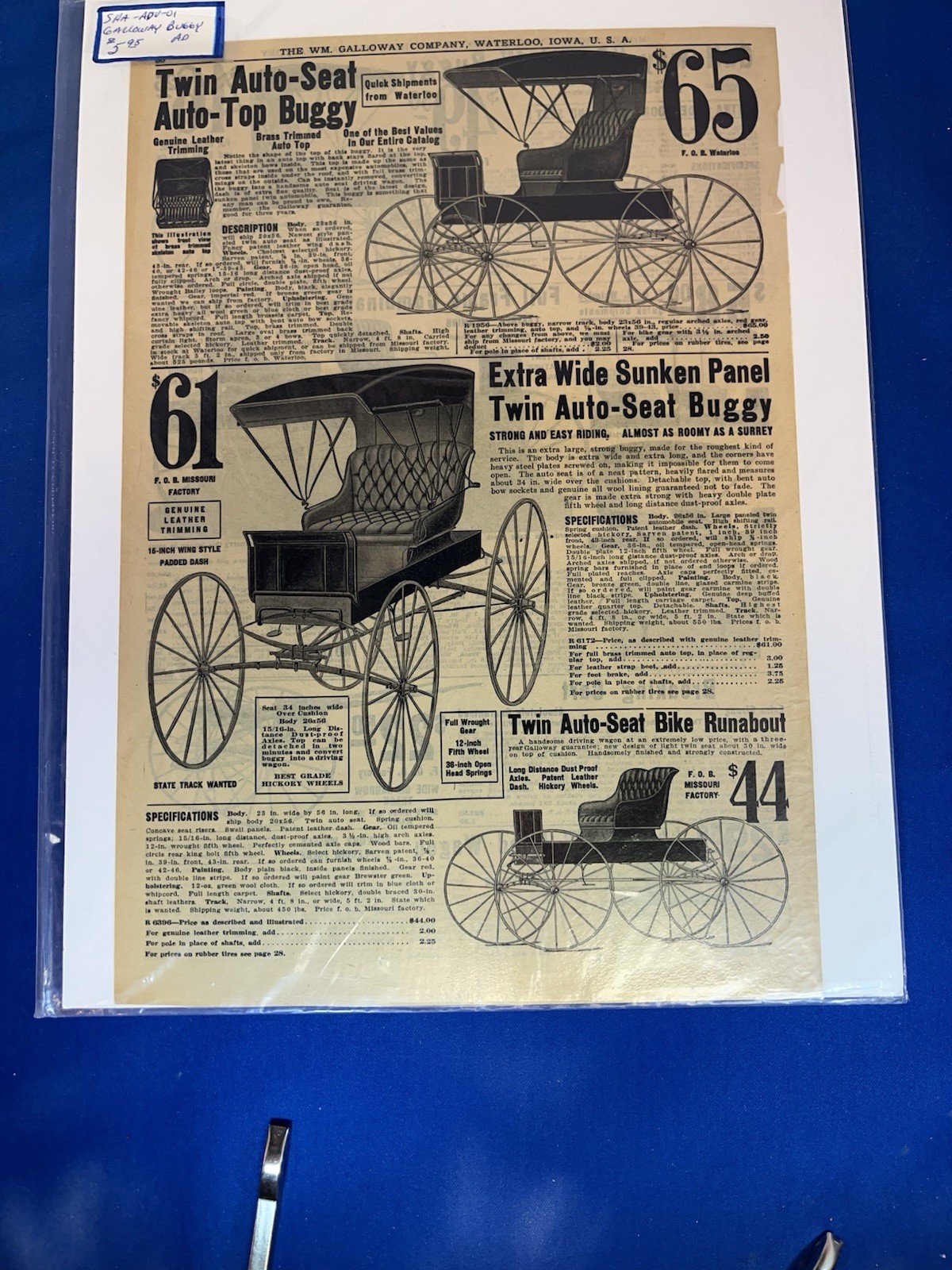 ANOTHER LOT OF 14 VINTAGE ORIGINAL FARM MACHINE ADS-1907 T0 1930-TAKE A LOOK!