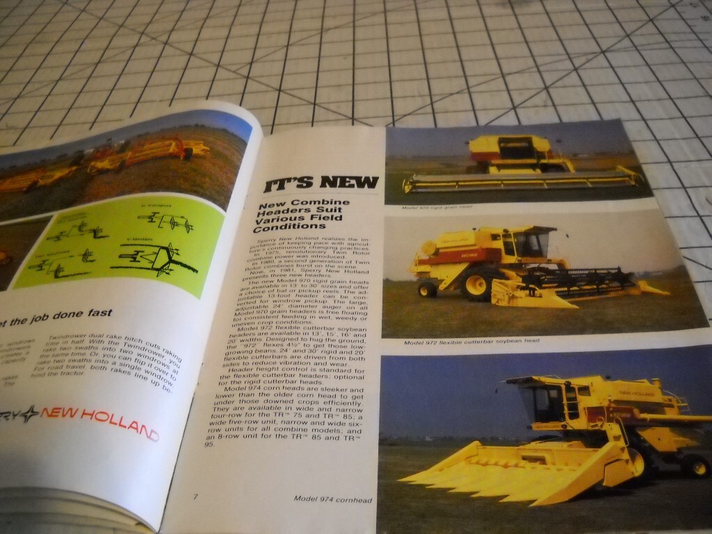 Sperry New Holland News Full Color Magazine Vol 26 No 8. W & W Equipment