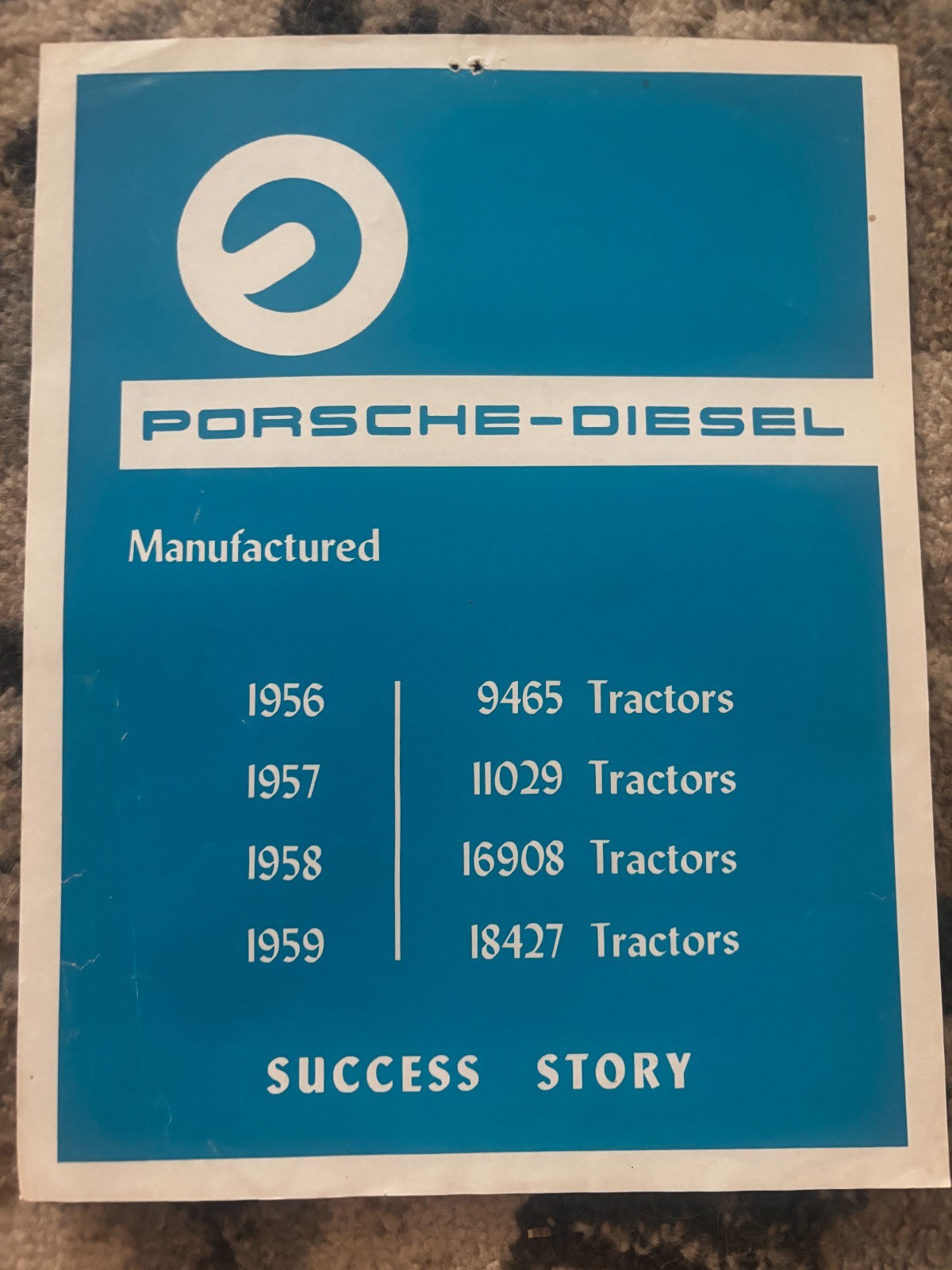 Porsche Diesel Tractor Production Numbers Brochure DCPA26