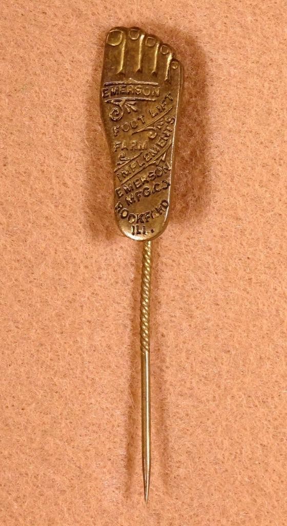 Emerson Foot Lift Farm Implements Rockford IL Stick Pin sf1A7