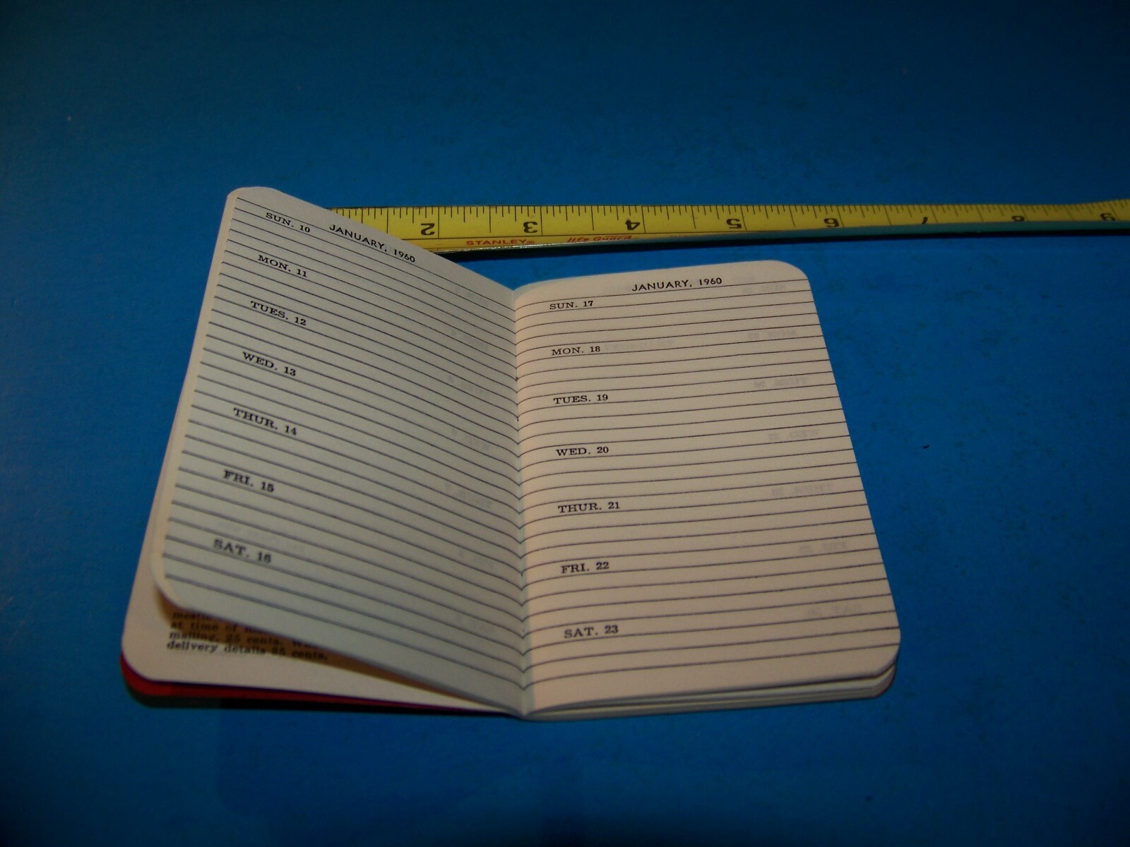 Niagara Brand Farmers « Daily Reminder » Memo Booklet Vintage 1960