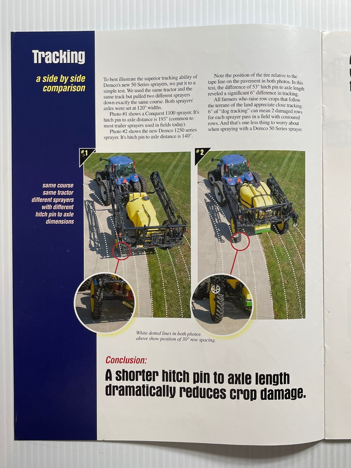 Demco 50 Series Sprayers Sales Brochure *Original 2009* (6 Pages)