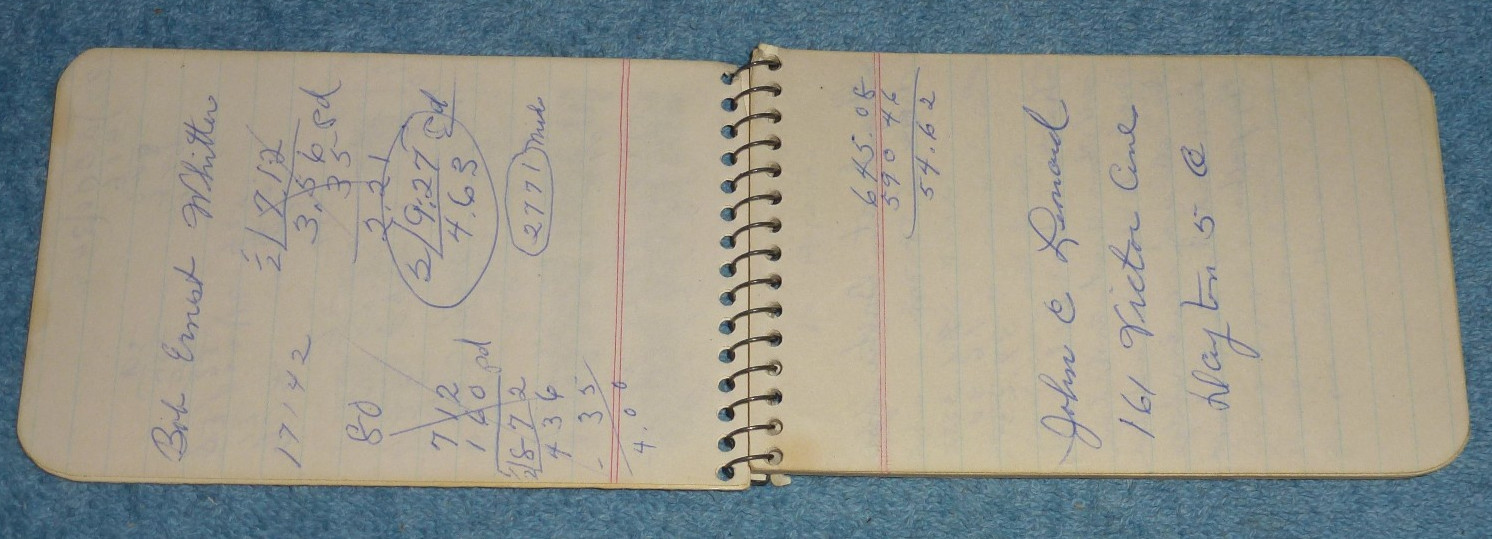 Vtg 1960 Virginia-Carolina Chemical Corp Harvest King Fertilizer Pocket Notebook