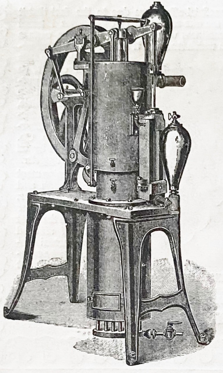 RIDER and ERICSSON Hot Air Pumps Antique 1896 Old Farming Water Engine Print Ad
