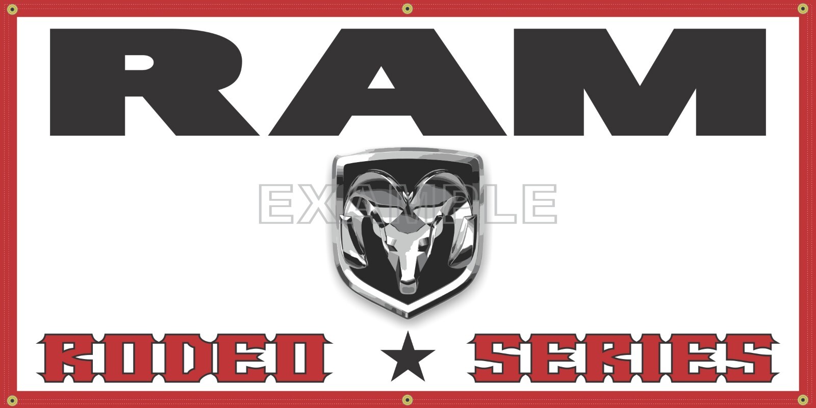 BUILD YOUR OWN GROUP COMPETITION RODEO ARENA SIGN REMAKE BANNER SIZE CHOICES