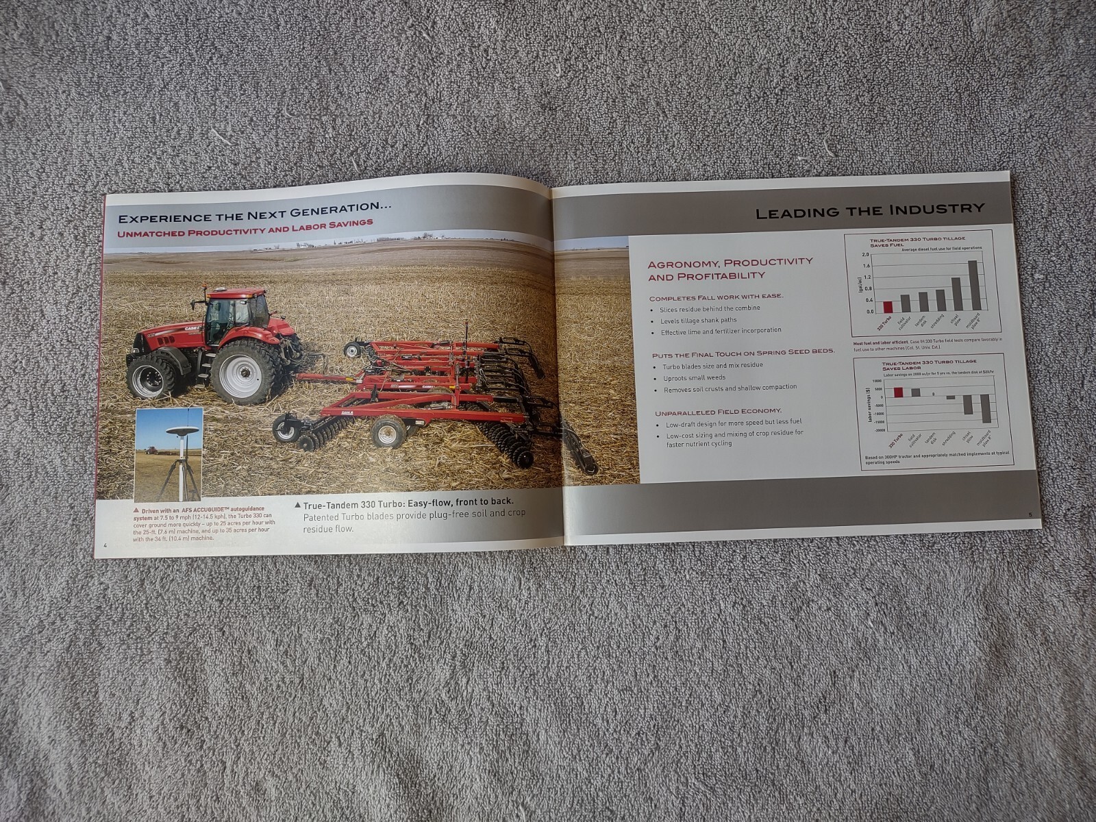 Case IH P/T Crumbler True-Tandem 330 Turbo Sales Brochures. Lot Of 12. 2004,2008