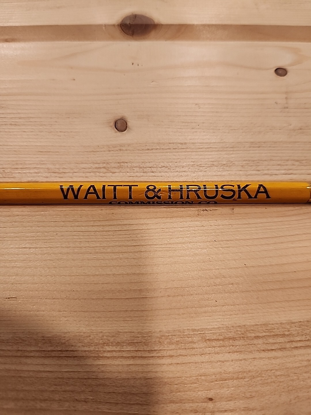 Vtg Waitt & Hruska Commission Co Stock Yards Sioux City Iowa