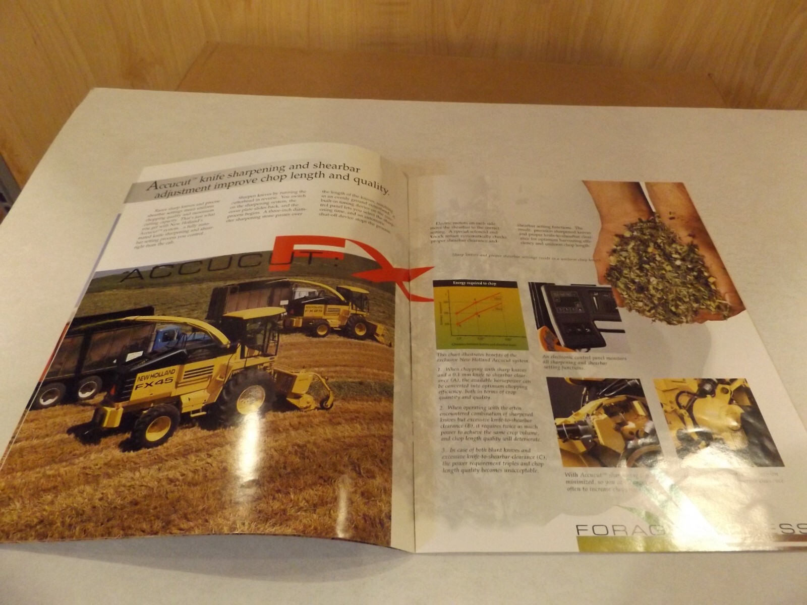 1996 3-pc. NEW HOLLAND HARVESTERS FX25 FX45. LIT # 31002520 1996