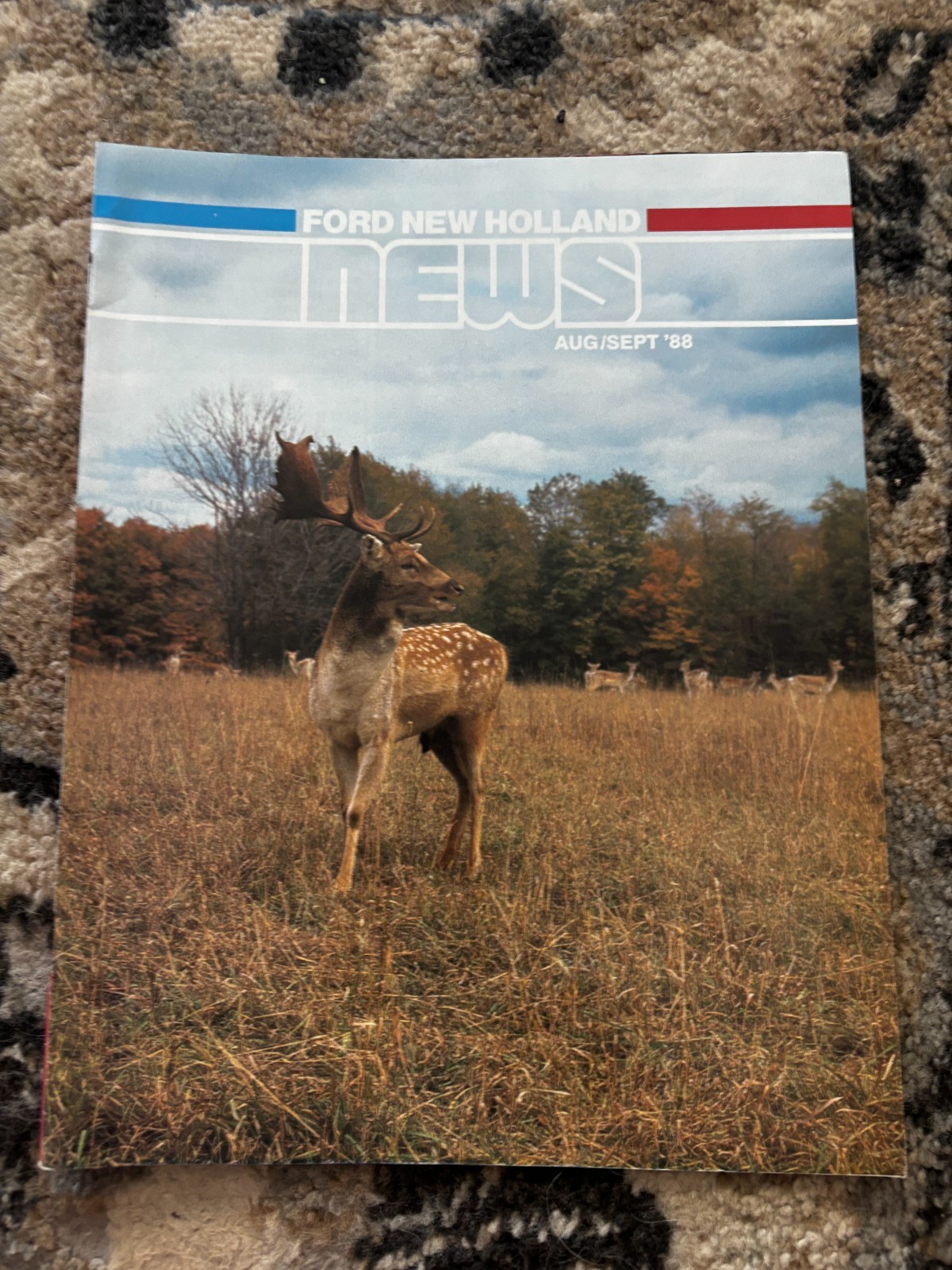 Ford New Holland News Aug/Sept 1988 Brochure DCPA26