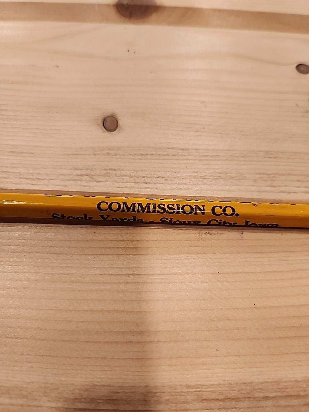 Vtg Waitt & Hruska Commission Co Stock Yards Sioux City Iowa