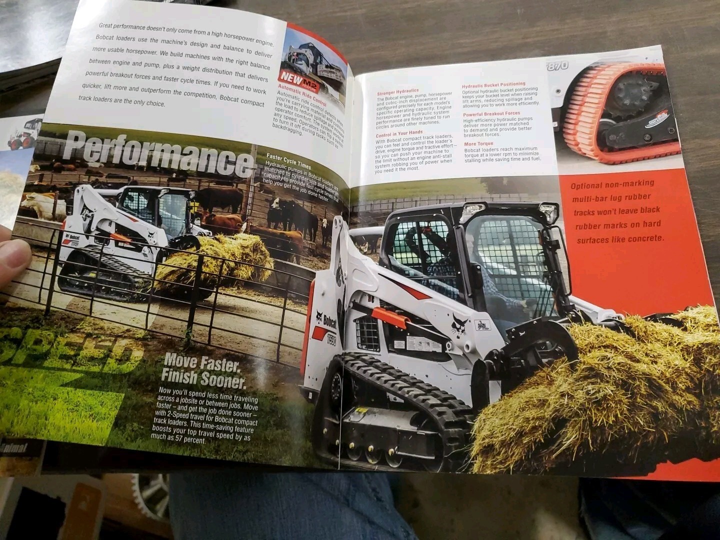 Factory Dealership Specs Brochures Bobcat M2 track Loader Skid Steer