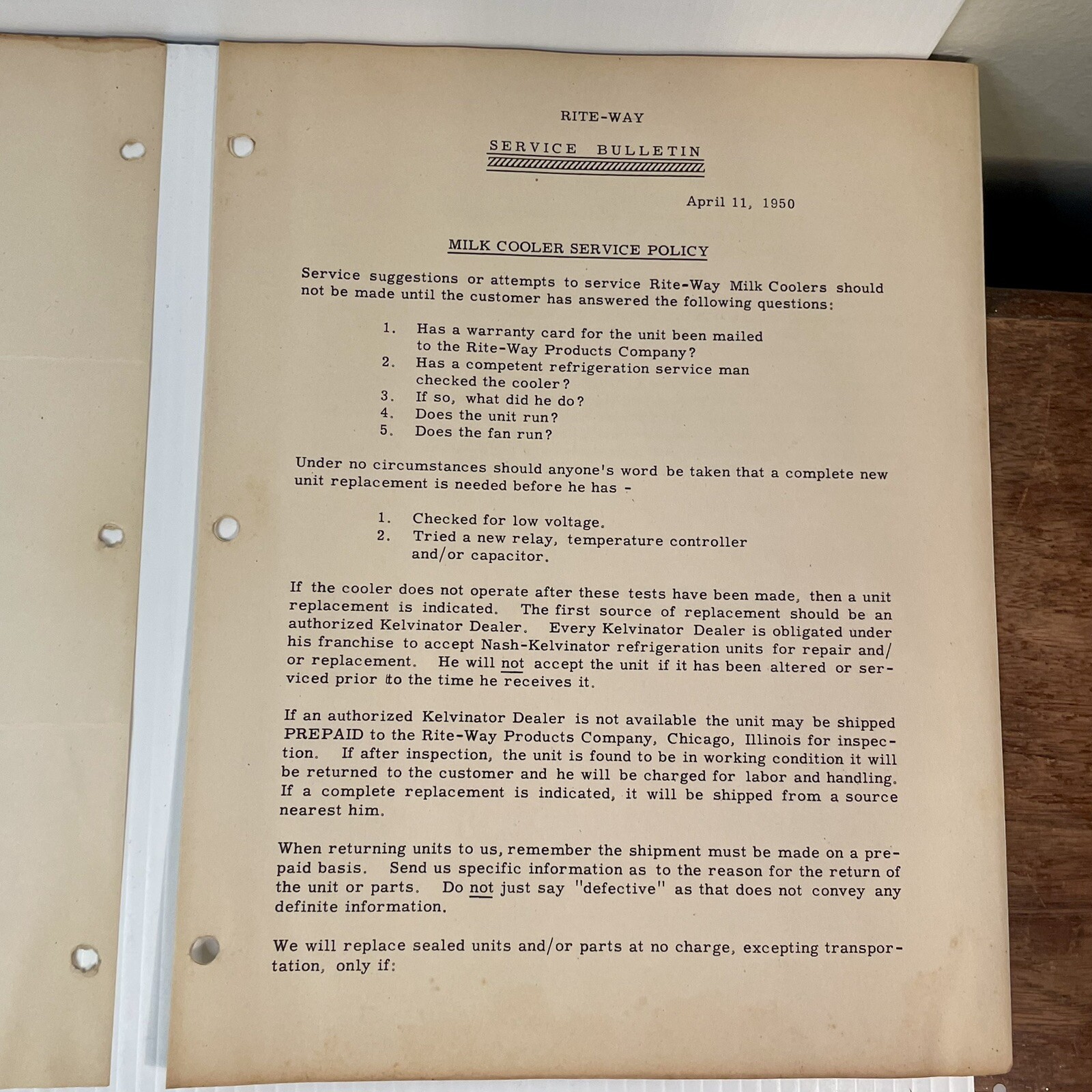 Rite-Way Dairy Farm Equipment Salesman Ads Memos Pamphlets 1950s lot 27 pieces