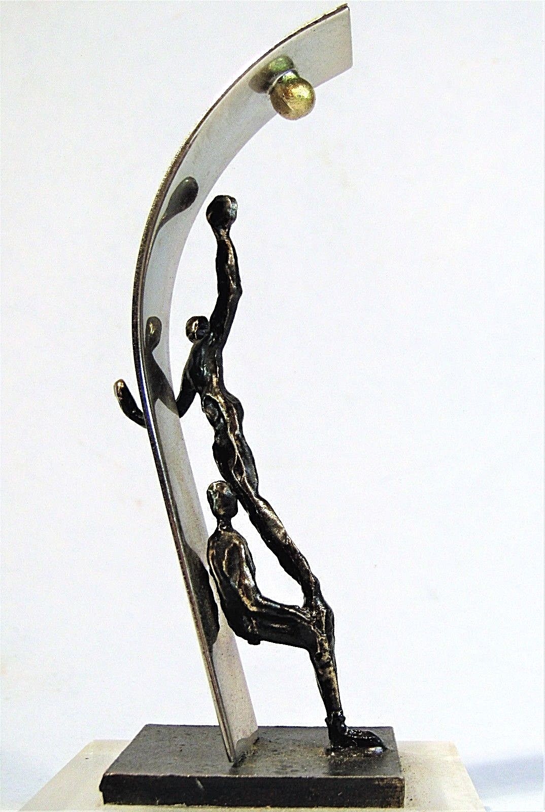 MID-CENTURY MODERN MINIATURE SCULPTURE ADVERTISING SYSTEMATE NUMAFA