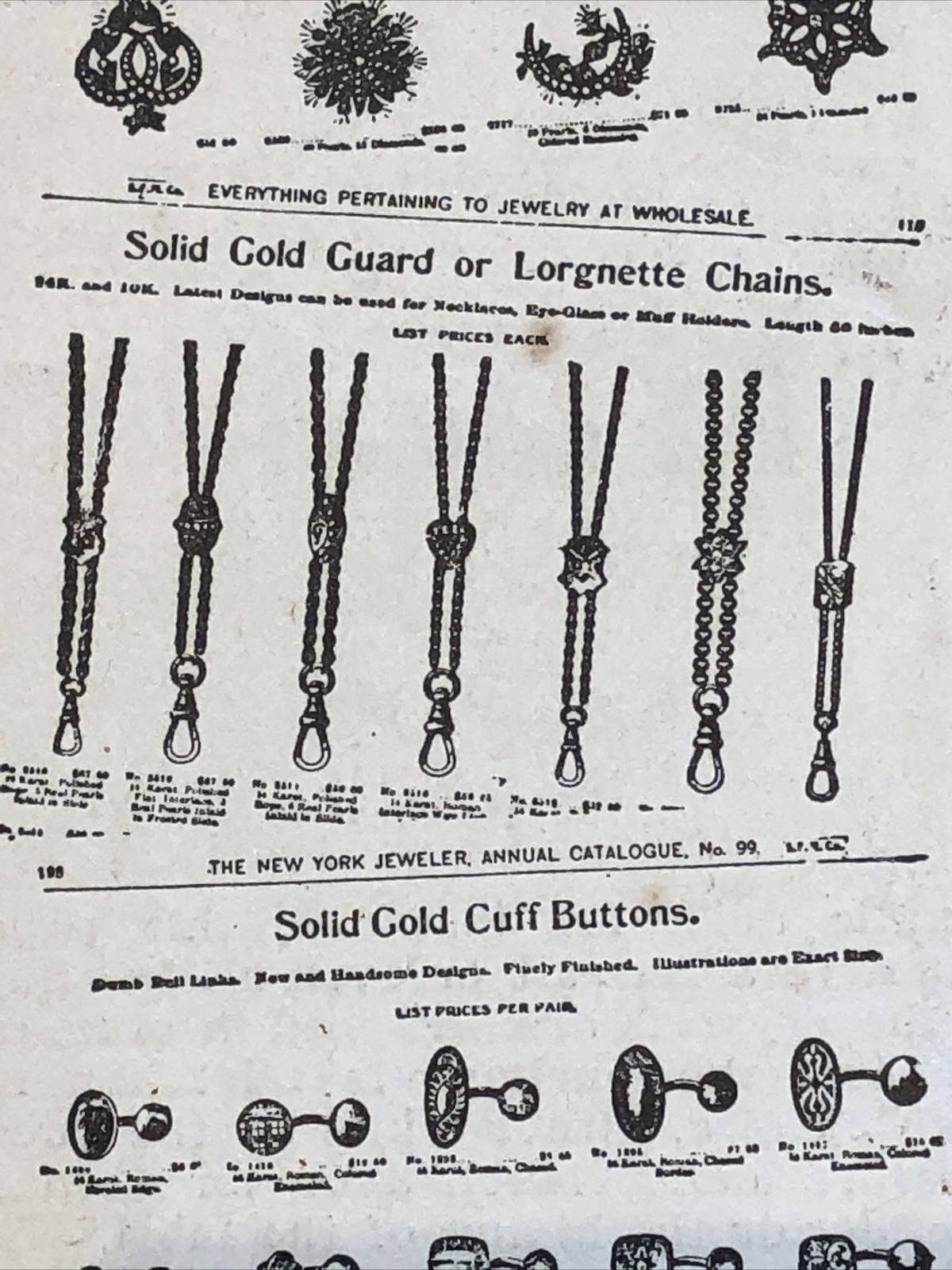 Antique 1901 Jewelry Watch Diamonds Clock Store Pocket Print NY Picture Guide Ad