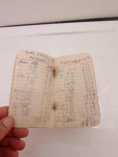 1950 Royster Guano Fertilizer Advertising Farm Calendar Pocket Memo Book Vintage