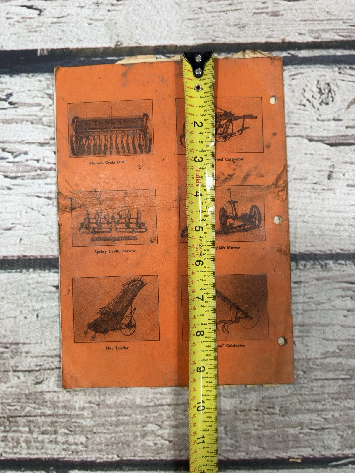 VTG Ohio Famous Black Hawk Planters Two & Four Row Repair Price List Book USA