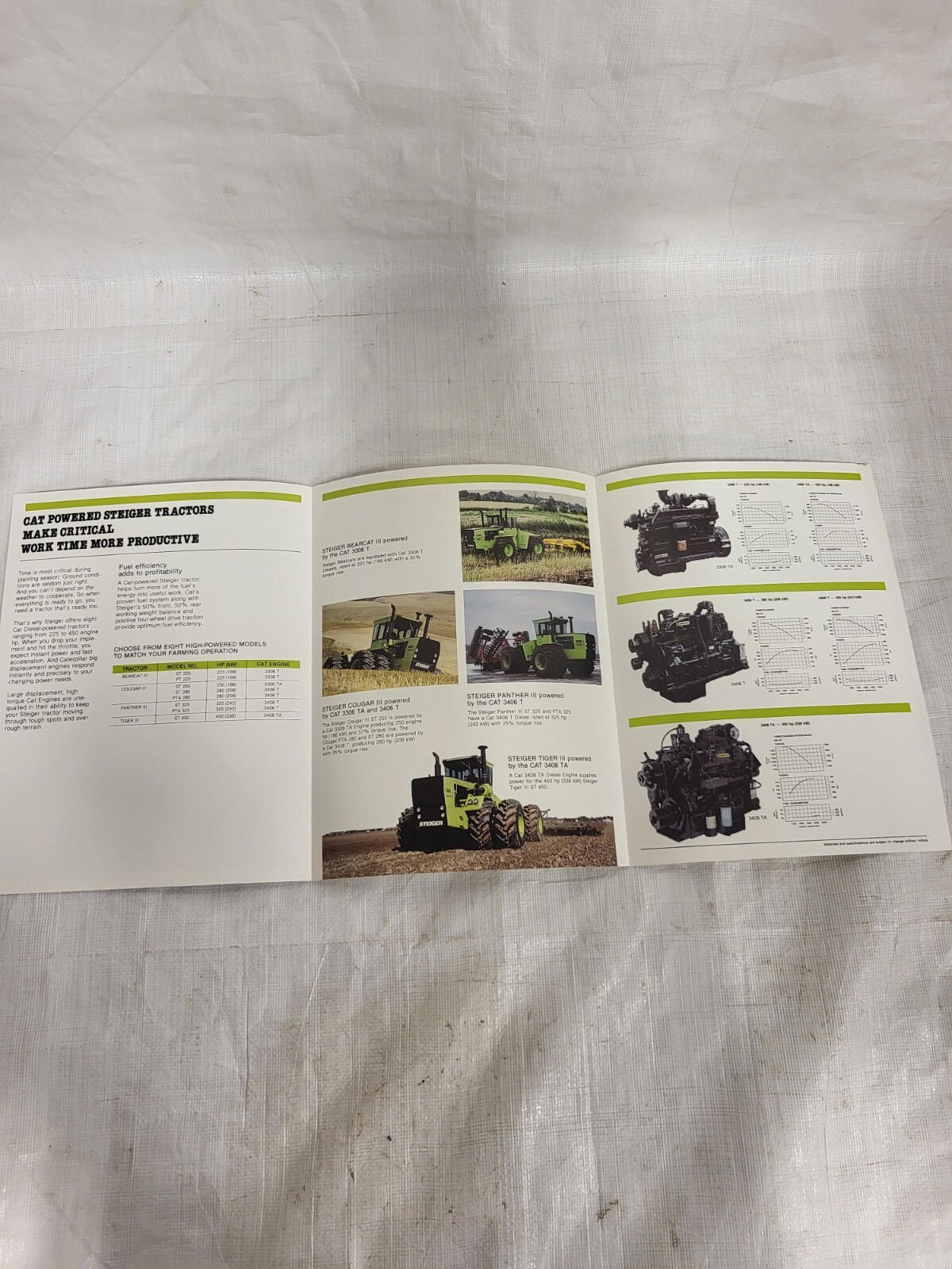 Original Steiger Cat Diesel Tractor Brochure