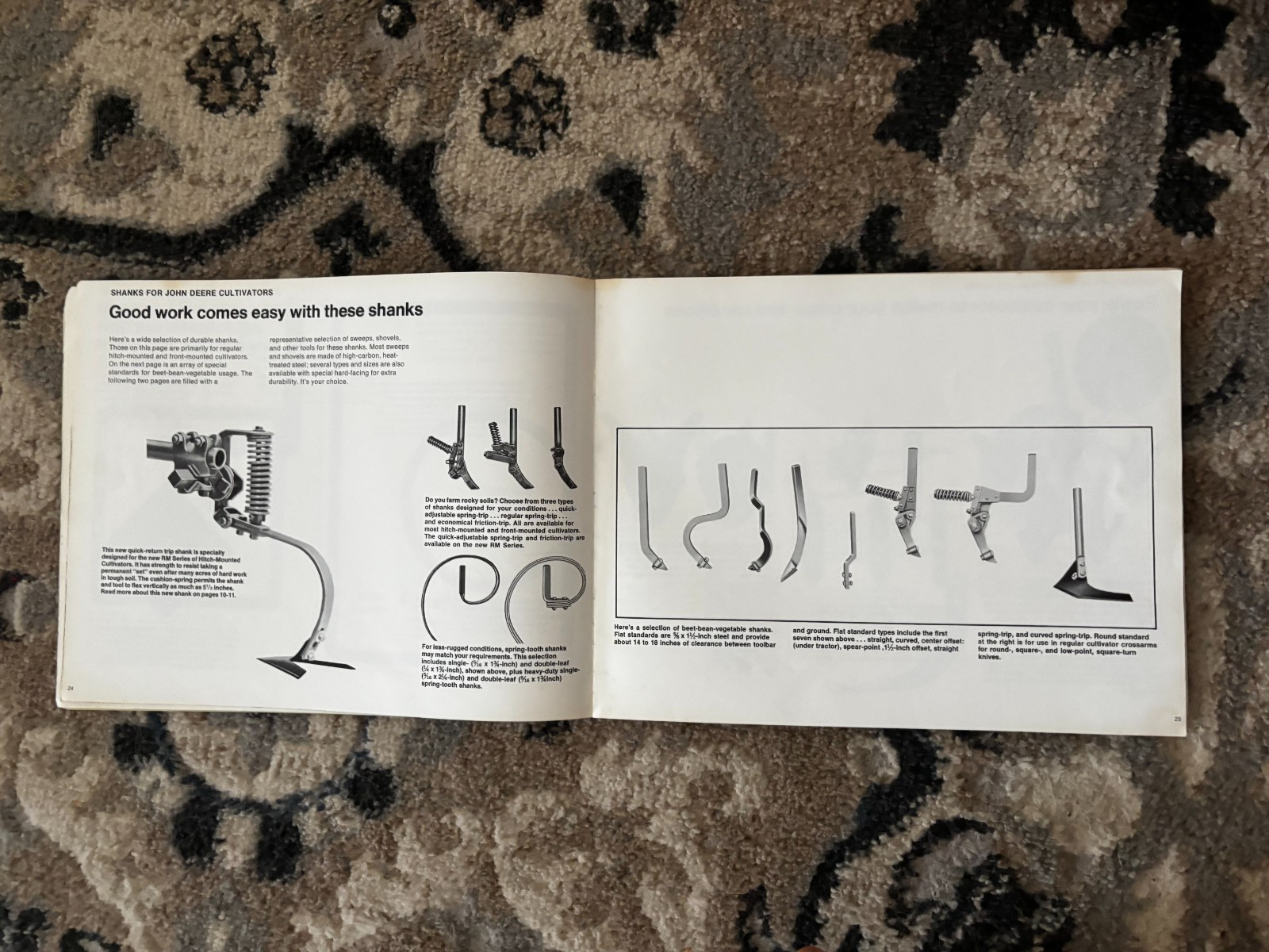 John Deere Row Crop Cultivating Equipment for 1971 Brochure DCPA26