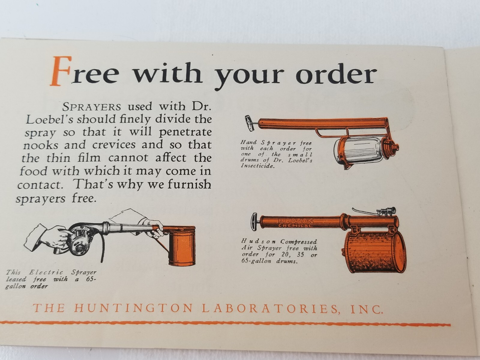 Anywhere But Here A Tragedy in Bugville Huntington Sprayer Ad Booklet 1928