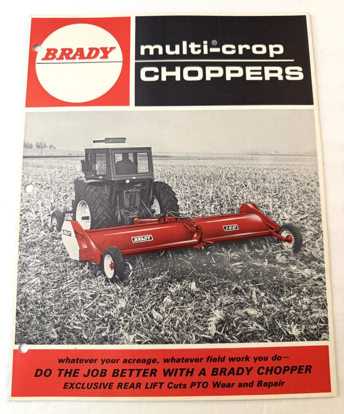 Vintage 1987 Farm Equipment Fox Brady Multi Crop Choppers Dealer Sales Brochures