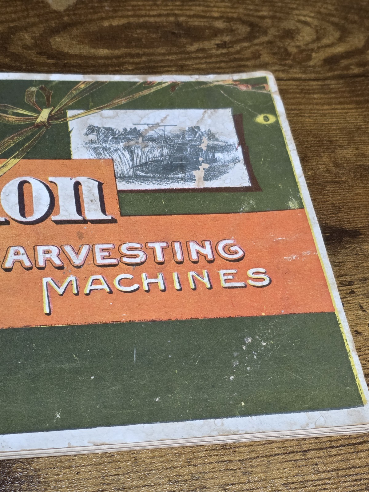 Rare Original 1893 Champion Harvesting Machine Catalog Brochure Springfield