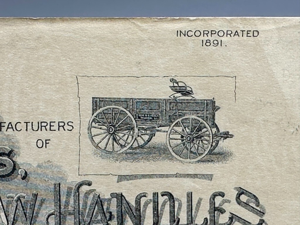 1904 LOOK & LINCOLN WAGONS Plow Handles FARM Advertising MARION VIRGINIA Letter