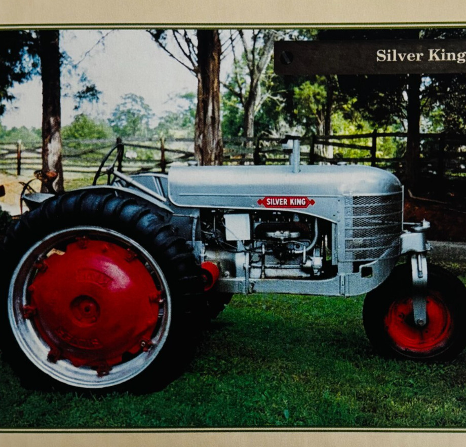 1947 Silver King 42 Antique Tractor 1970-80s Book Print Agriculture Farming C80B