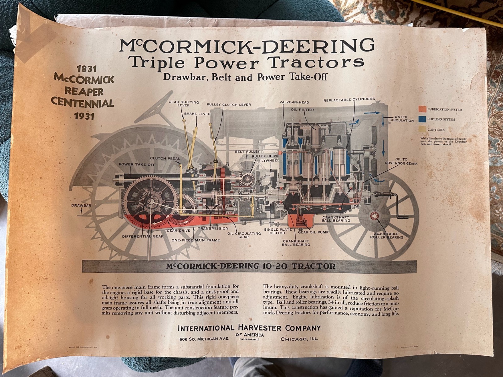 McCormick Deering 10-20 Advertising Poster